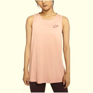Nike S Yoga Women’s pink keyhole tank top